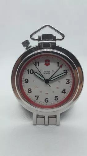 Relógio De Bolso Swiss Army Com Alarme