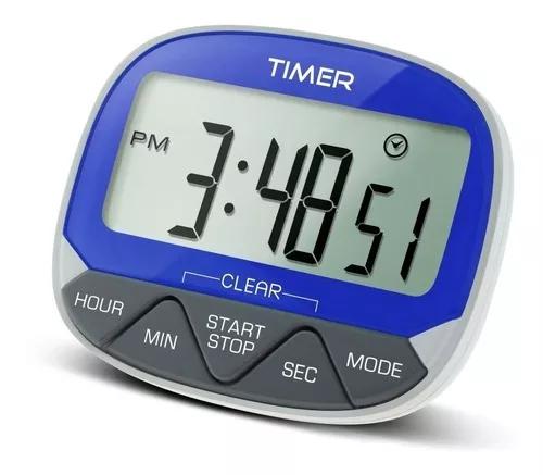 Timer Display Lcd Digital Portátil Relógio Despertador