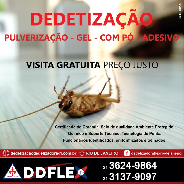 Dedetizadora - pulverização - gel - com pó - adesivo