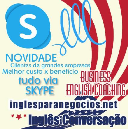 Inglês por skype conversação e business