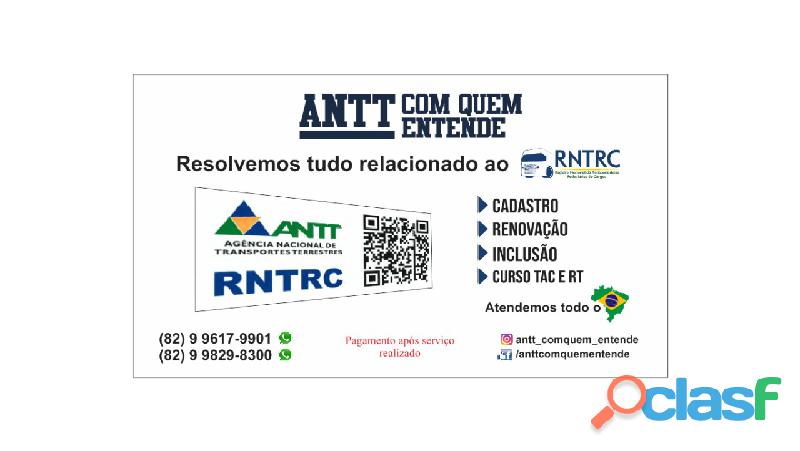 Serviços ANTT Para Todo Brasil. Pagamento Após Serviço