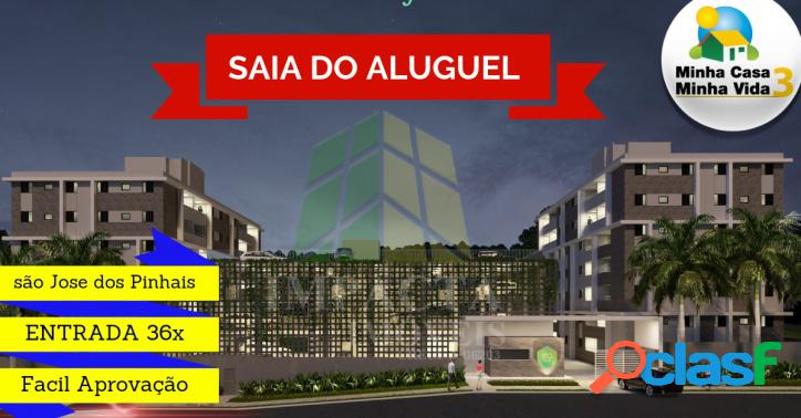 Apartamento 2Q São José vista para o Parque da Fonte