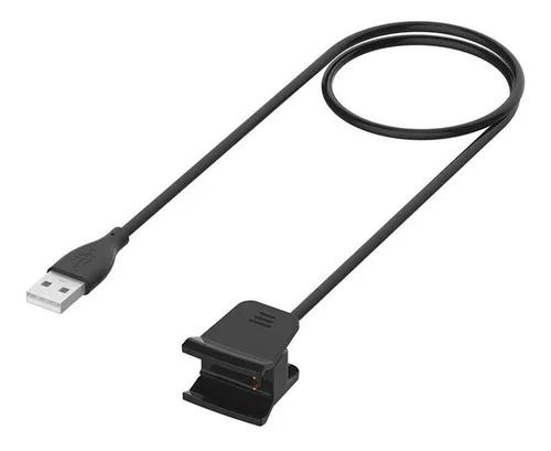 Cabo Carregador Usb Para Relógio Fitbit Alta Hr + Película