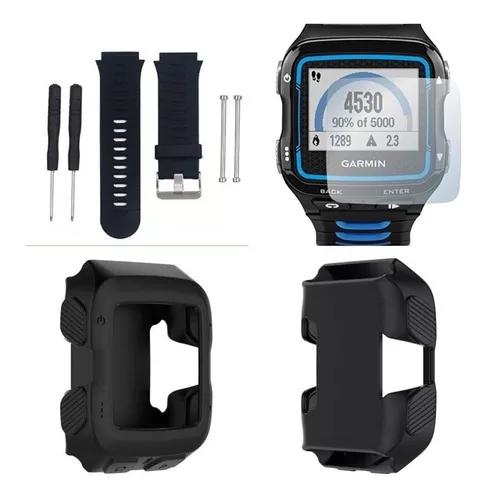 Capa De Silicone + Pulseira + Película D Vidro Garmin 920xt