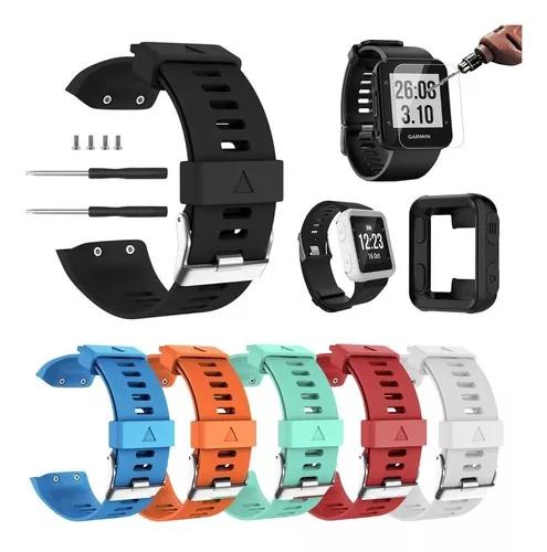 Kit 1x Pulseira + 1x Case + 1x Película Garmin Forerunner