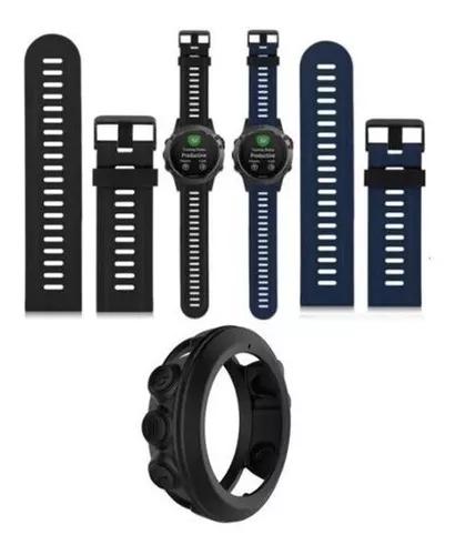 Kit Capa + Pulseira Fenix 3, Fenix 3 Hr - Azul -preta