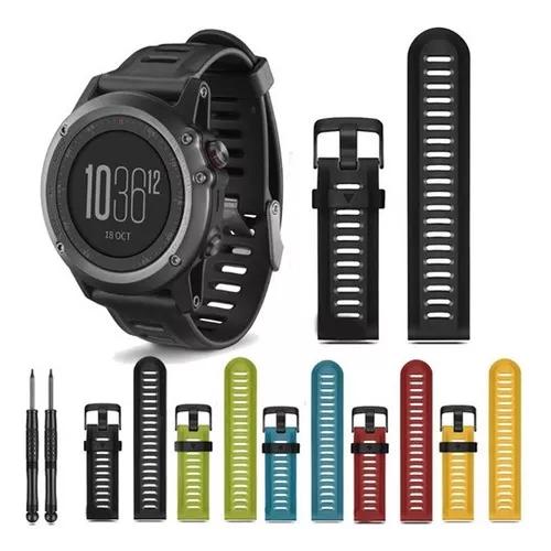 Pulseira Silicone Garmin 26mm Fenix 5x 3 2 D2 Bravo Cores