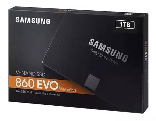 Hd Ssd Samsung 860 Sata 3 Evo 1tb 6gb/s P/ Leptops Original