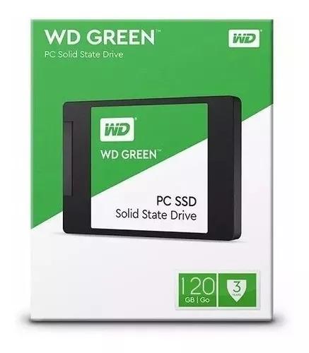 Hd Ssd Wd Green 2.5´ 120gb 7mm Pc Desktop / Laptop Notebook