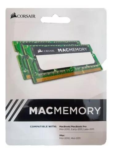 Kit 16gb (2x8gb) Corsair 1333 Mhz Apple iMac Macbook Pro Mac