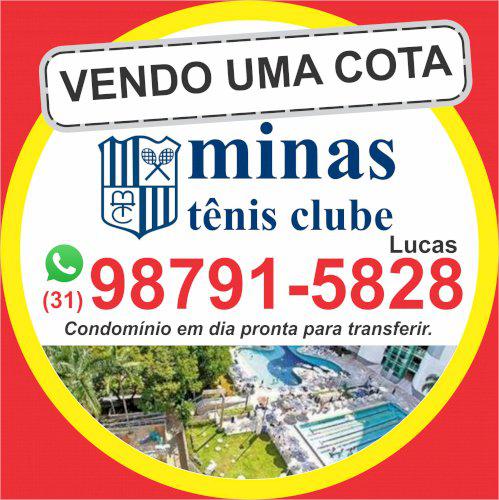 VENDO COTA DO MINAS TÊNIS CLUBE R$ 26.000,00