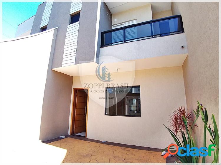 CA777 - CASA À VENDA EM AMERICANA, 90M², 3 DORMITÓRIOS, 3