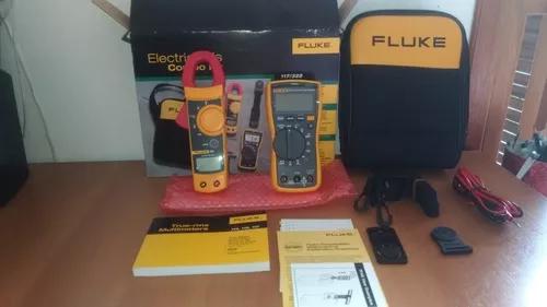 Combo Kit Fluke Multimetro 117/ Amperimetro 322 -