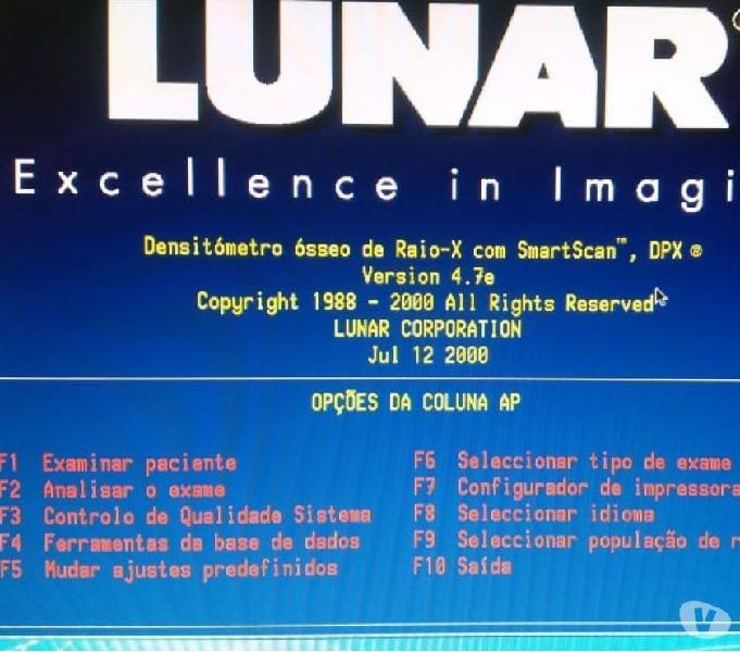 DENSITOMETRIA ÓSSEA GE DPX Lunar