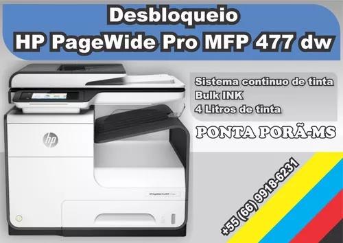 Desbloqueio Hp 477 Dw, Leia A Descrição