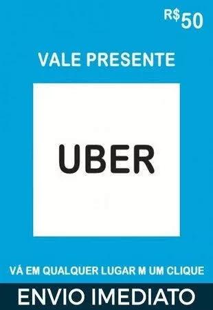 Gift Card Uber / Uber Eats R$ 50,00