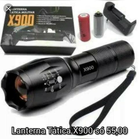 Lanterna Tátic X900 Original só 55, kit completo Entrego!