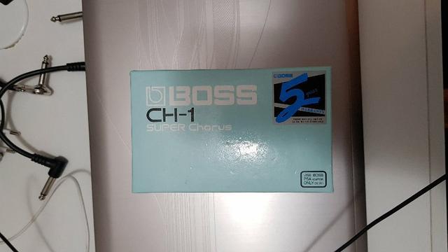 Pedal Boss CH-1 Super Chorus, Semi Novo, Acompanha Fonte