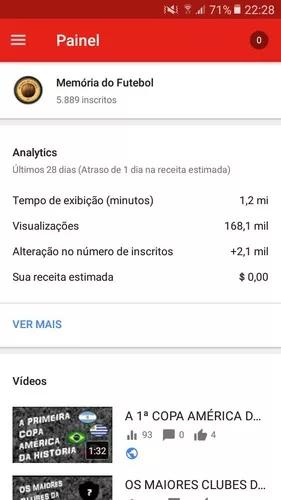 Vendo C-a-n-a-l - Yt - Com 5.500 I N S C.