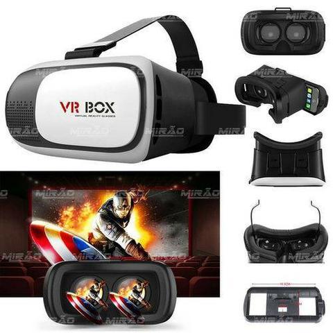 Vr box 2.0 Oculos de realidade virtual 3D controle joystick