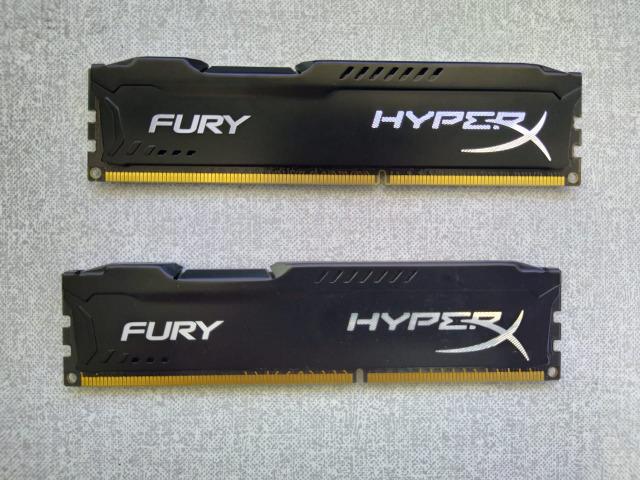 Memoria HyperX Fury, 4gb, 1600MHz, DDR3