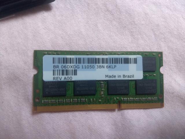 Memória DDR3 notebook 2 e 4 Gb