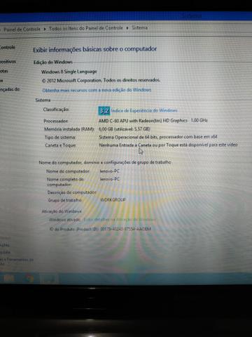 Notebook Lenovo