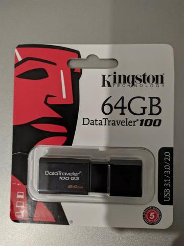 Pen Drive Kingston DataTraveler USB 3.0 64GB - DT100G3/64GB