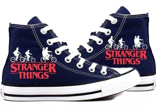 Tênis Stranger Things All Star Converse+ Moletom + Brinde