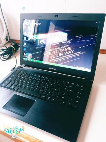 Vendo notebook semp toshiba c/ apenas seis meses de uso!!