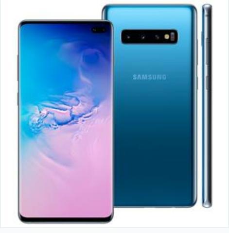 Vendo ou Troco Samsung s10 plus Azul 128 gb 2 meses de uso