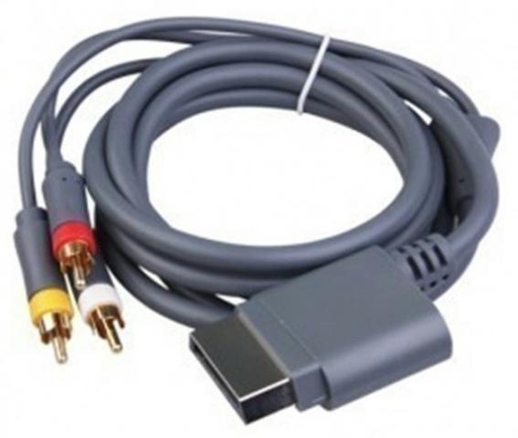 Cabo AV Rca Áudio e Vídeo para Xbox 360 (Novo)