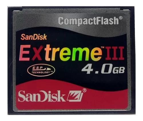 Cf Cartão Compact Flash Sandisk 4gb Sdcfb-4096-a10 Tlc