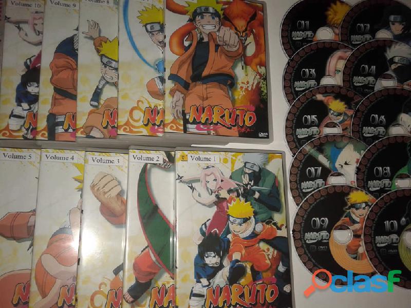 DVDs Naruto Clássico e Shippuuden