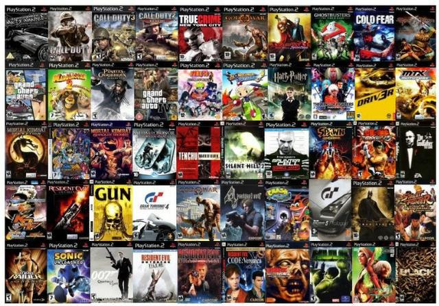 Jogos para Playstation 2 temos uma grande variedade