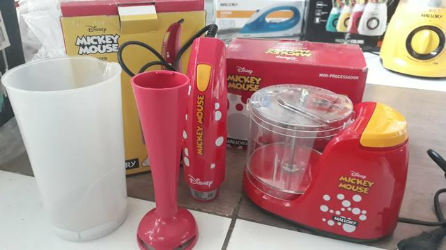 Kit Mickey Mouse - Miniprocessador e triturador.