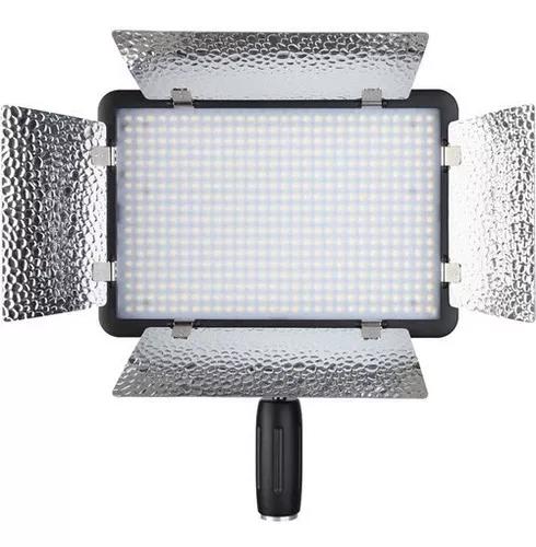 Led Godox 308 Ll C Video Light +fonte 3300-5600k +tripé 2