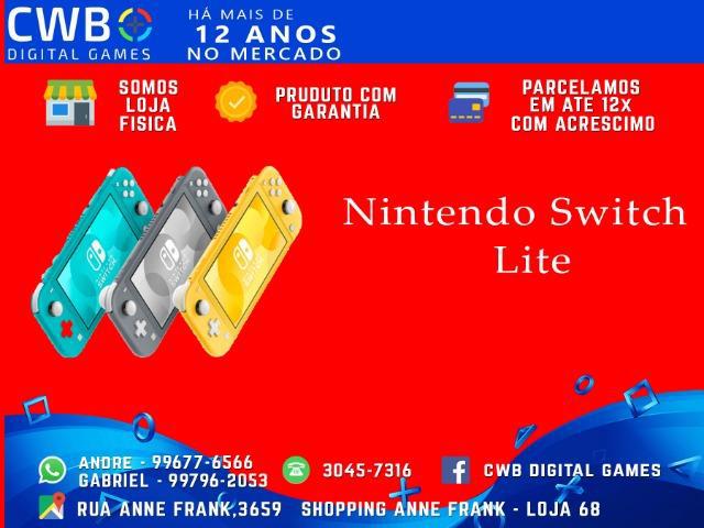 Nintendo Switch Lite,novo lacrado e com garantia,somos loja