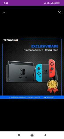 Nintendo Switch Novo com 1 Ano de Garantia Loja