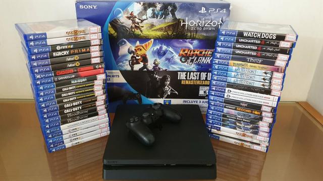 PlayStation 4 Slim com garantia - Aceitamos PS3 mais volta