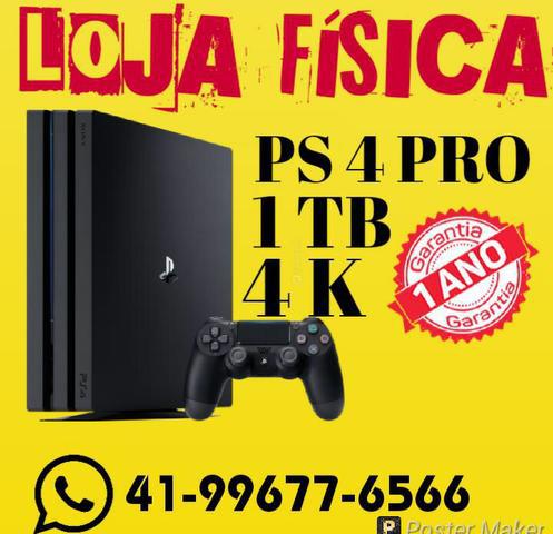 Playstation 4 Pro 7215b Novo 1 ano de garantia