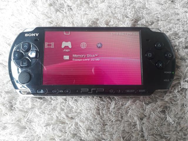Psp destravado com 5 jogos