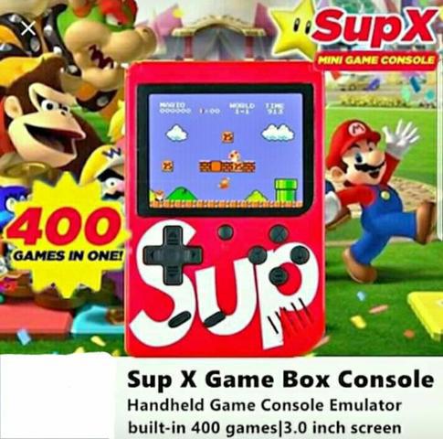 Sup video gamer portátil 400 jogos.