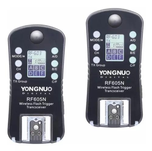 Yongnuo Rádio Flash Rf-605n Rf605 Nikon D5300, D7200, D810