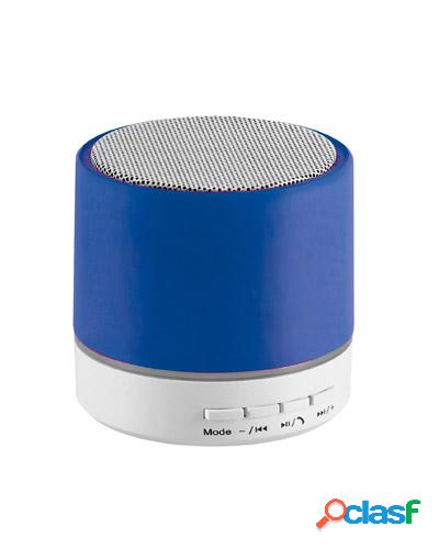 mini caixa de som azul personalizada