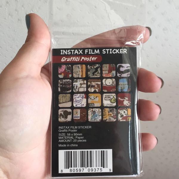 Adesivos para fotos Instax / Polaroid