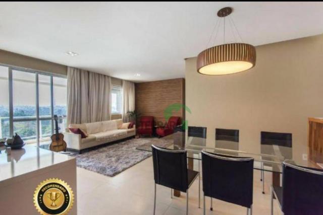 Apartamento com 2 dormitórios para alugar, 87 m² por r$