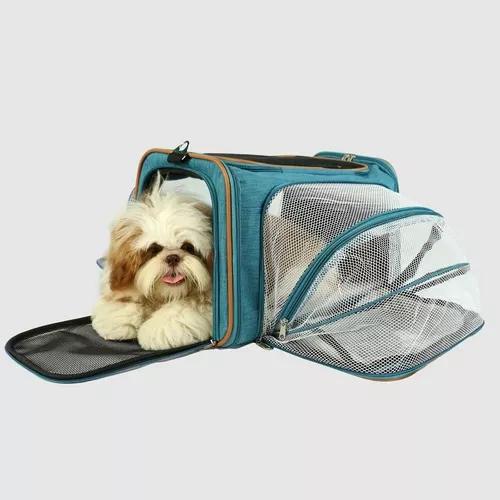 Bolsa Transporte Cao Gato Pet Avião Expansivel Meepets