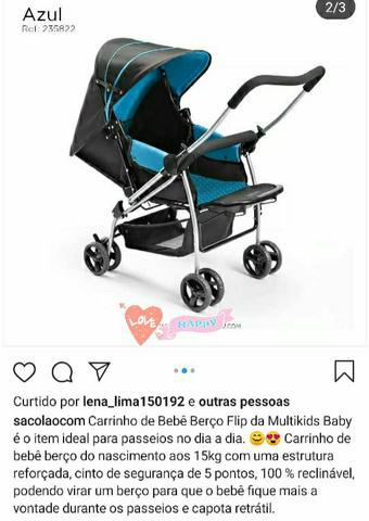 Carrinho de Bebê Berço Flip Multikids