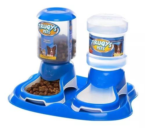 Comedouro Duplo Para Cachorros E Gatos Bebedouro Automatico